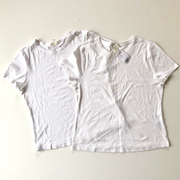 H&M ribbed t shirts - Picture 1 of 3